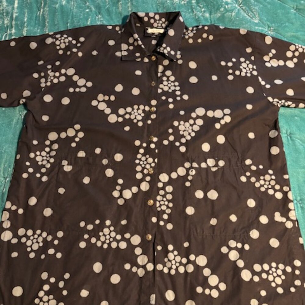 Oversized Polka Dot Shirt/Tunic Dress from Adverb - Picture 2 of 6